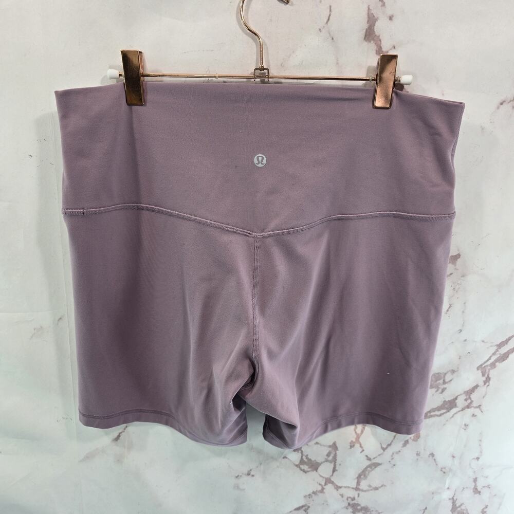 Lululemon Align Shorts Womens 14 6 Inch Purple Bike High Rise Nulu Lavender Lux